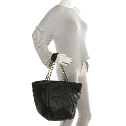 Chanel Distressed Caviar Outdoor Ligne Tote Black 2 of 7