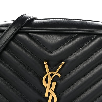 Saint Laurent Calfskin Matelasse Monogram Lou Camera Bag Black 11 of 11