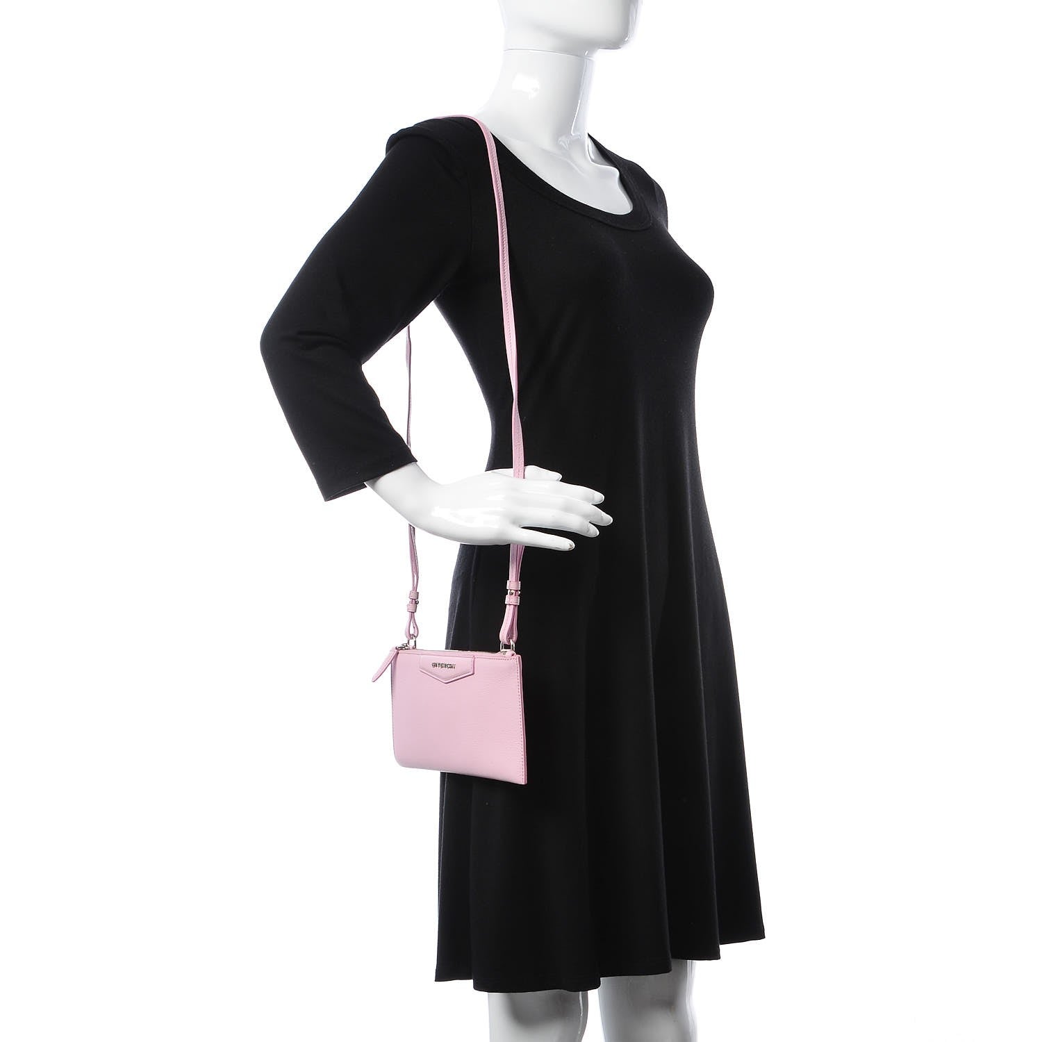 Givenchy Grained Goatskin Antigona Crossbody Bright Pink 2 of 7