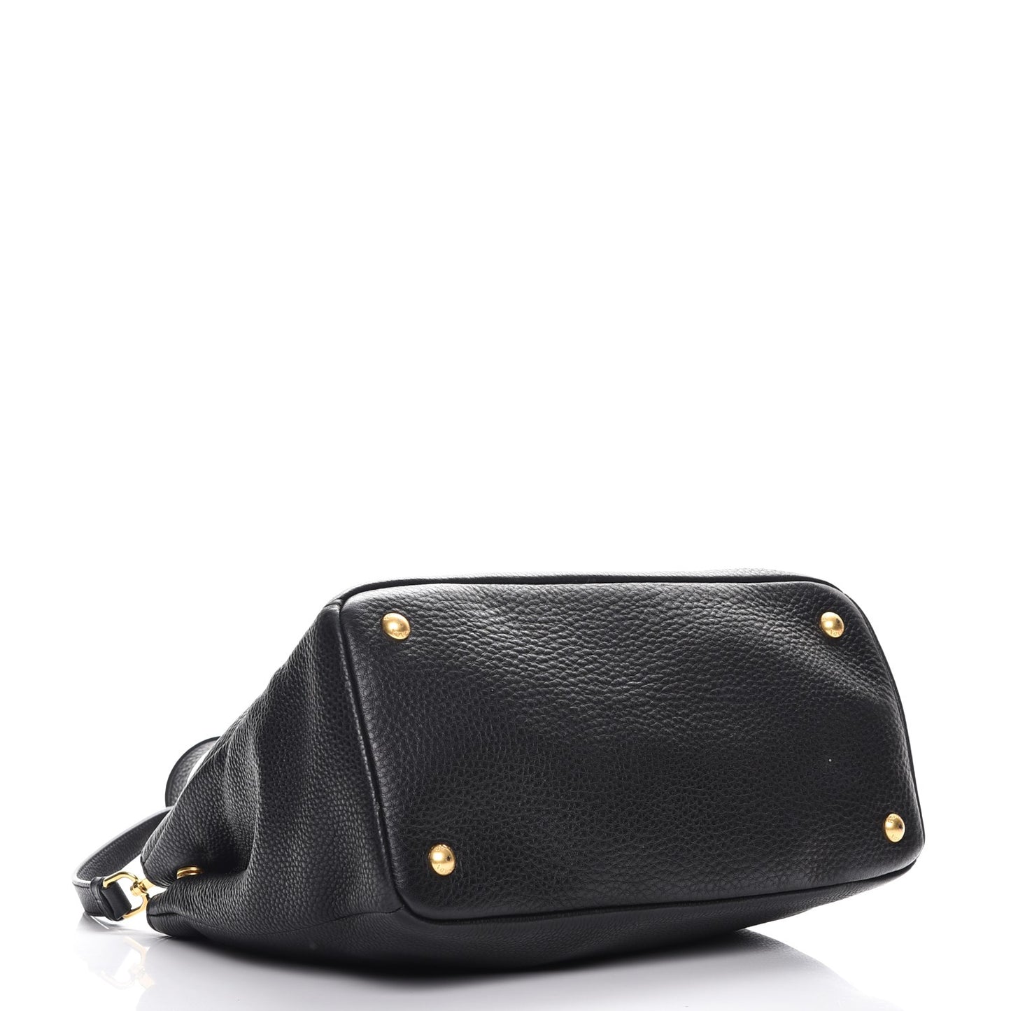 Vitello Daino Tote Nero Black