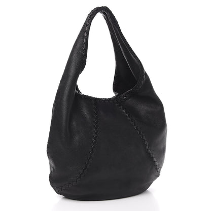 Bottega Veneta Cervo Deerskin Large Hobo Black 3 of 11