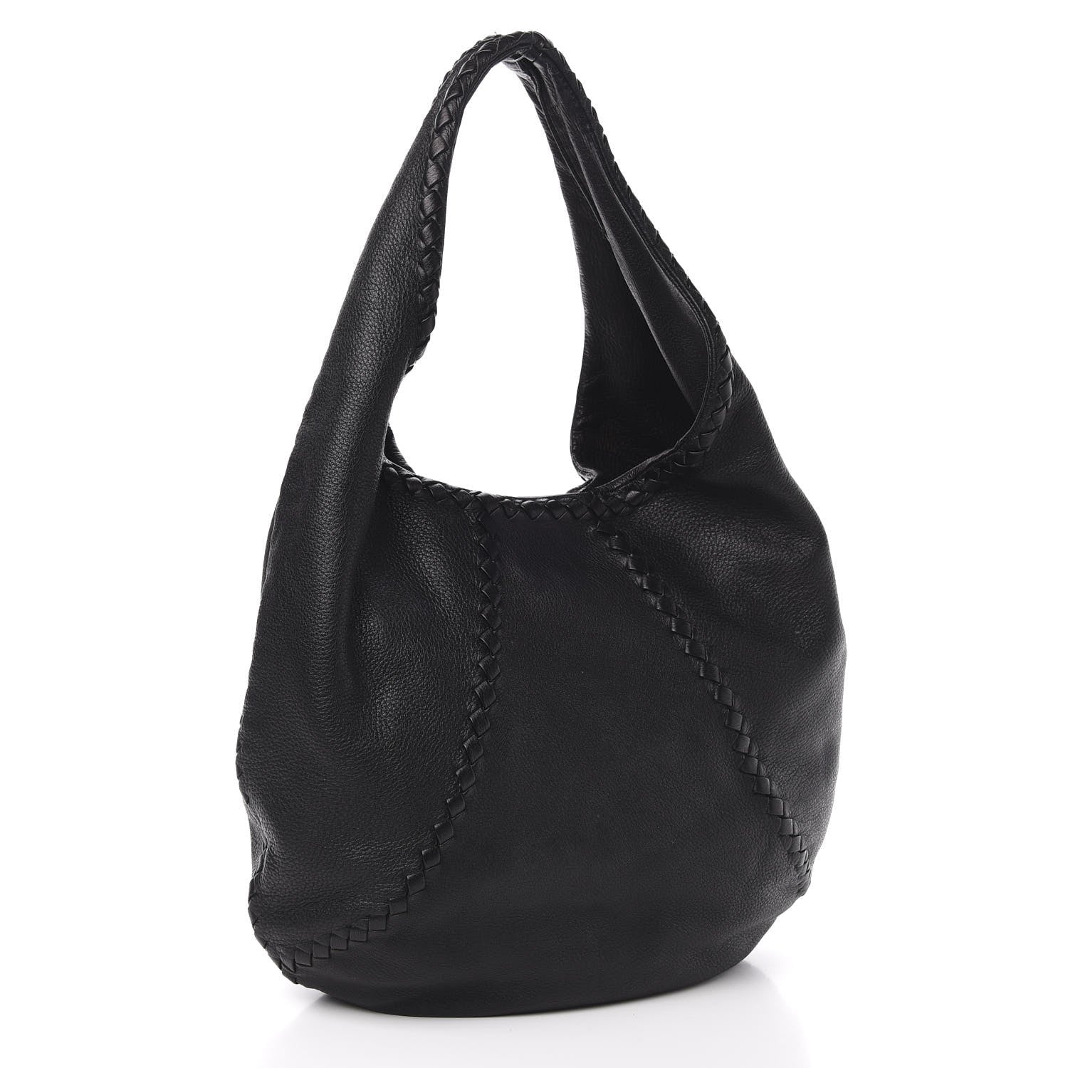 Bottega Veneta Cervo Deerskin Large Hobo Black 3 of 11