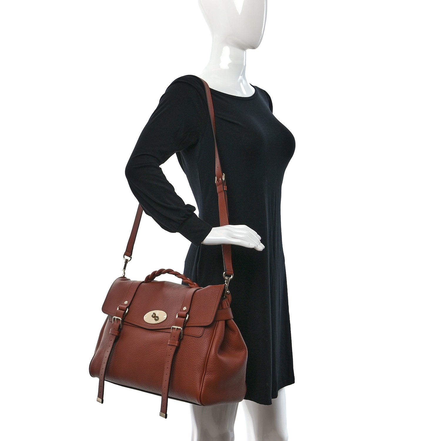Mulberry Heavy Grain Oversized Alexa Chestnut 2 of 8