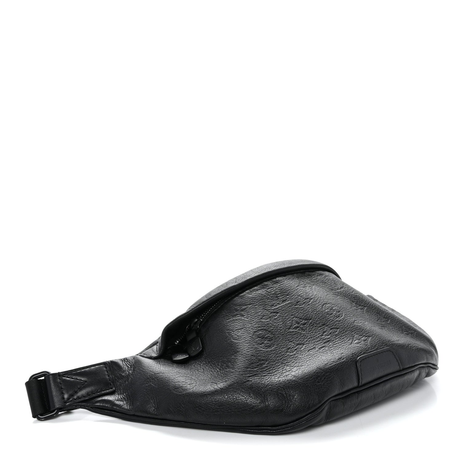 Louis Vuitton Calfskin Monogram Shadow Discovery Bumbag Black 4 of 10