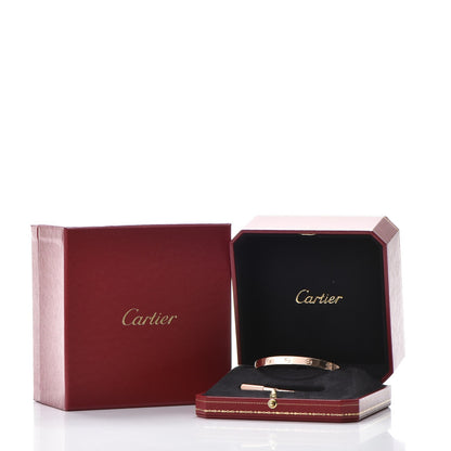 Cartier 18K Pink Gold LOVE Bracelet 18 8 of 8