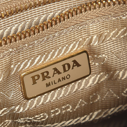 Prada Vitello Daino Pochette Bag Caramel 6 of 8