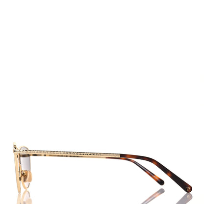 Louis Vuitton Metal LV Star Cat Eye Sunglasses Z1867U Gold 3 of 6