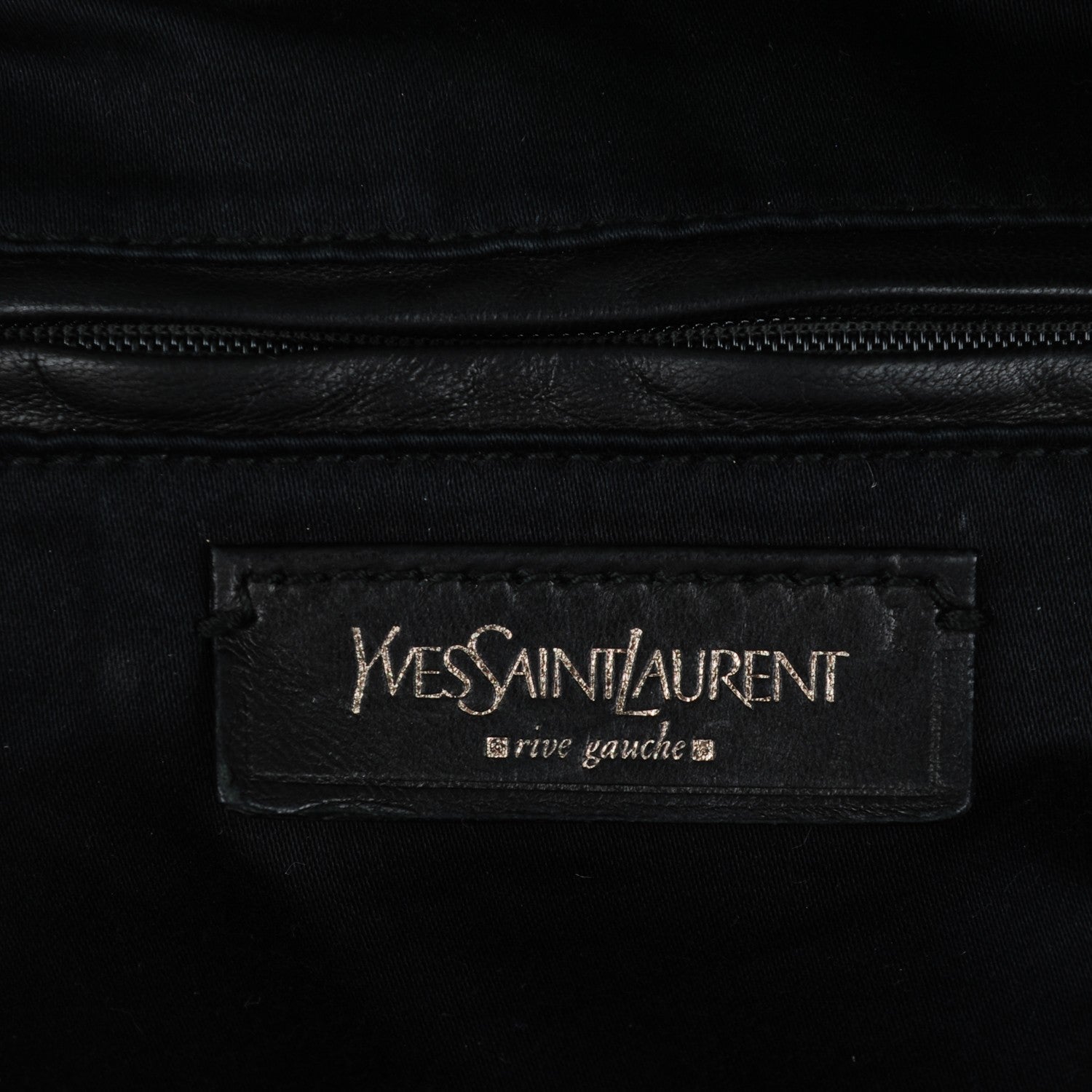 Saint Laurent Textured Patent Medium Easy Sac Black 6 of 7