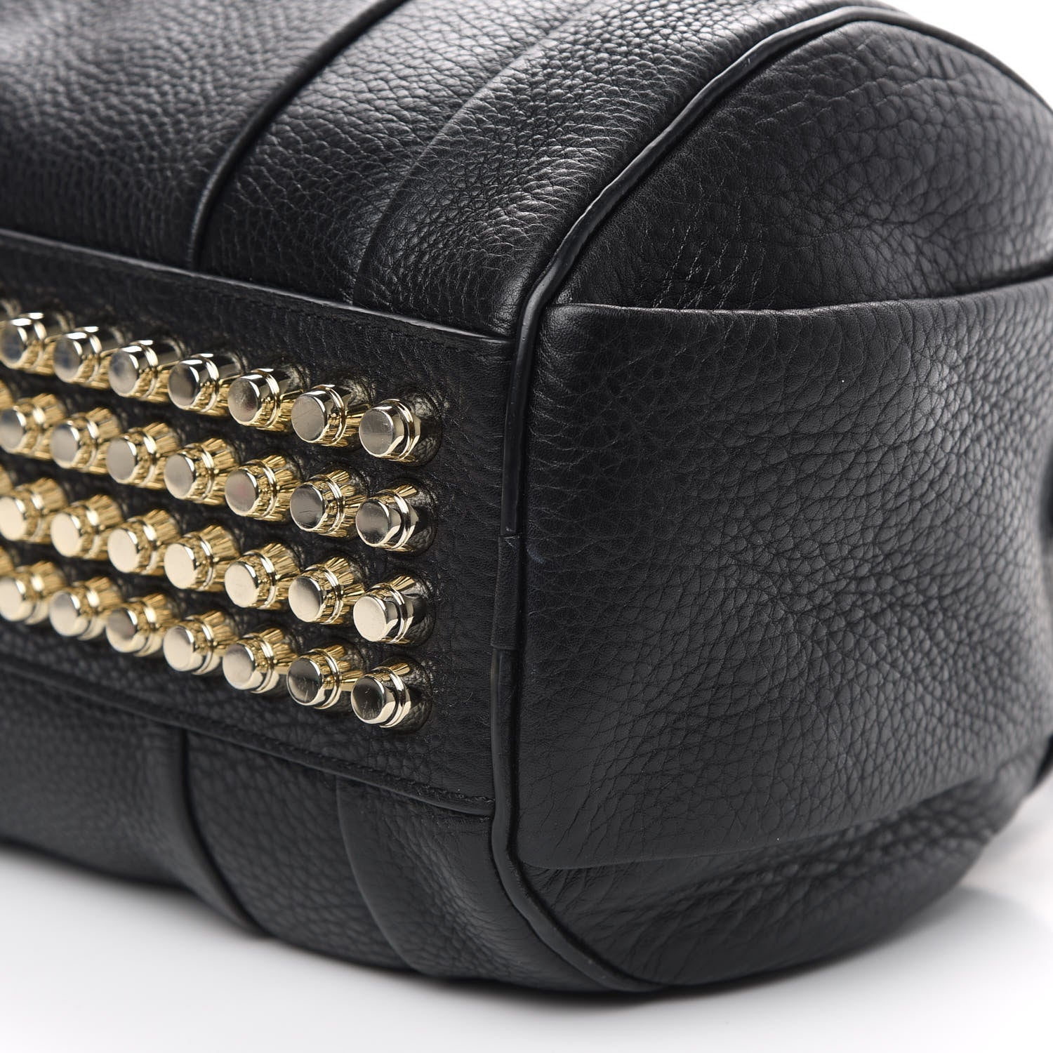 Alexander Wang Pebbled Lambskin Rockie Black Pale Gold Hardware 8 of 8