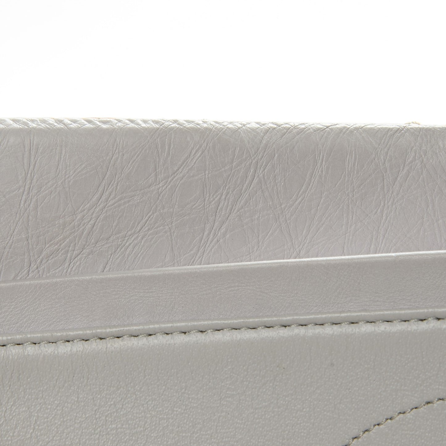 Aged Calfskin 2.55 Reissue 227 Flap White