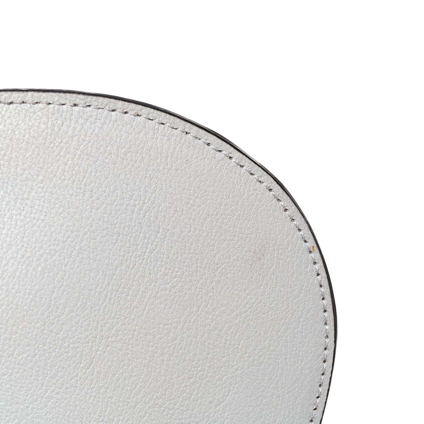 Calfskin Suede Small Nile Bracelet Bag Airy Grey