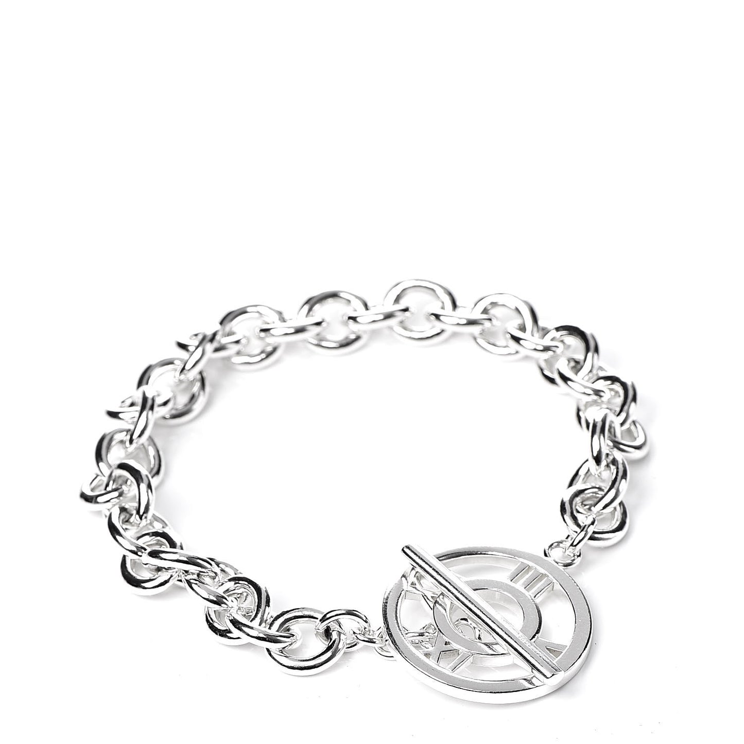 Sterling Silver Atlas Toggle Bracelet