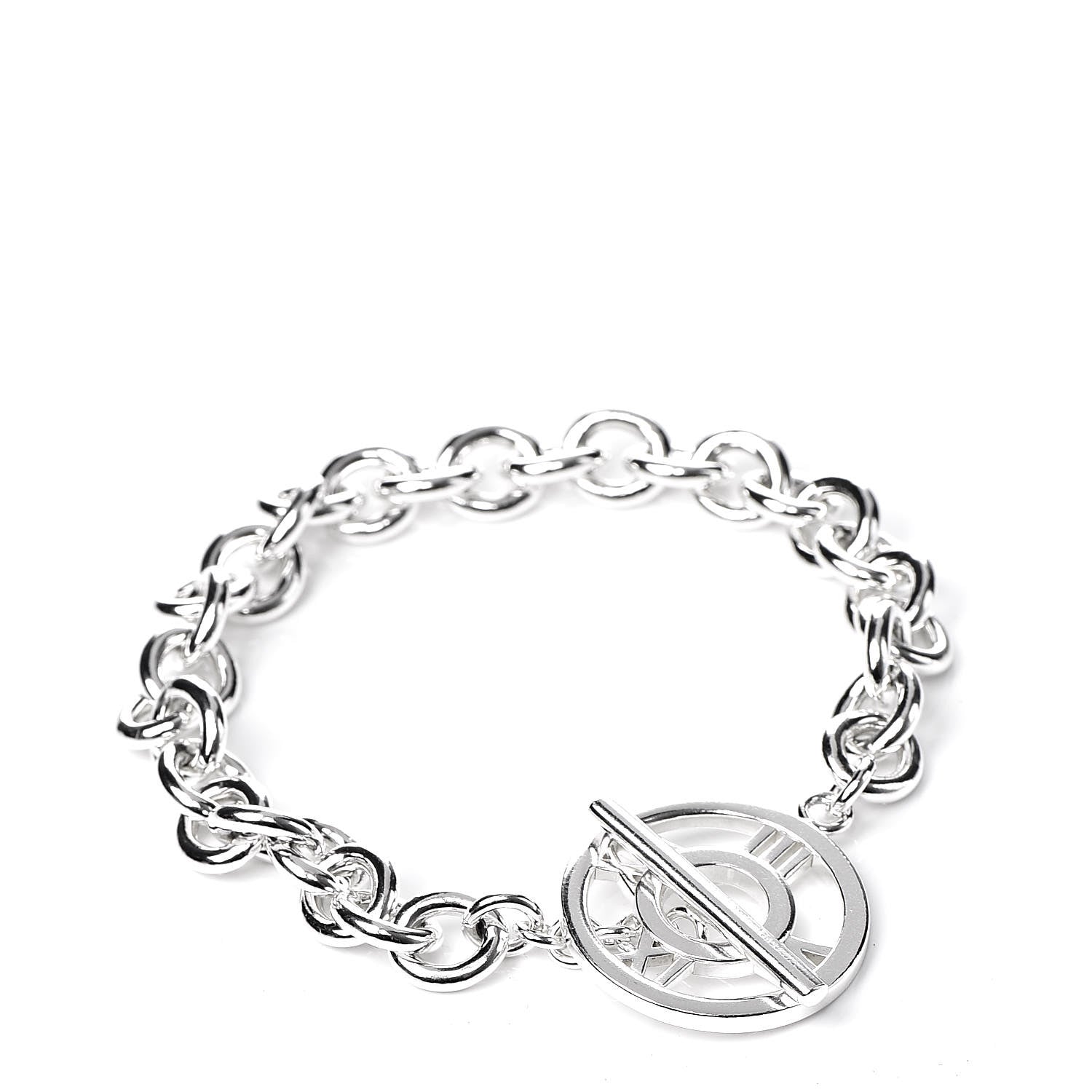Tiffany Sterling Silver Atlas Toggle Bracelet 1 of 5