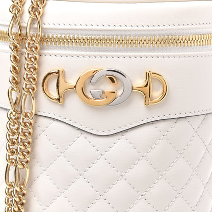 Gucci Calfskin Trapuntata Zumi Belt Bag Off White 10 of 11