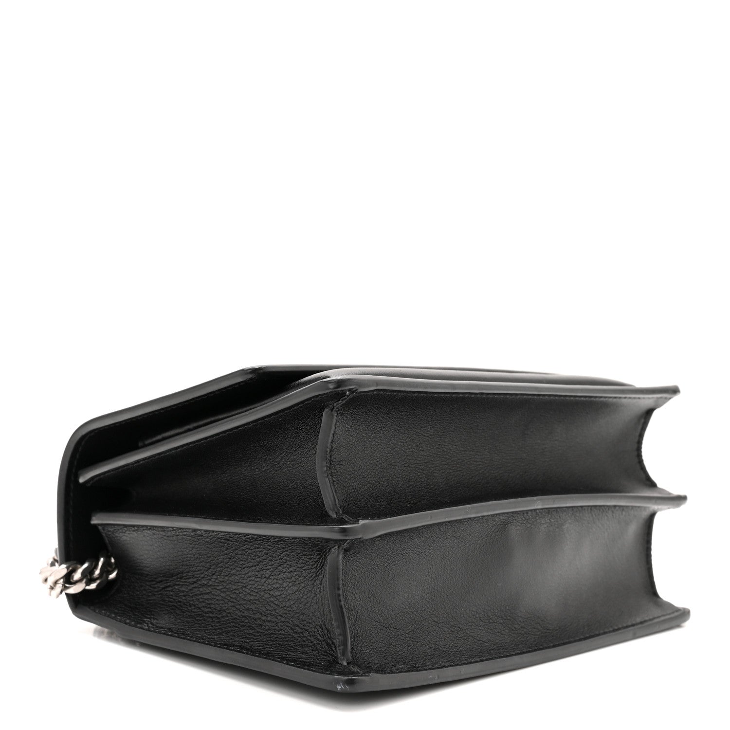 Saint Laurent Calfskin Studded Small Monogram Sunset Black 4 of 10