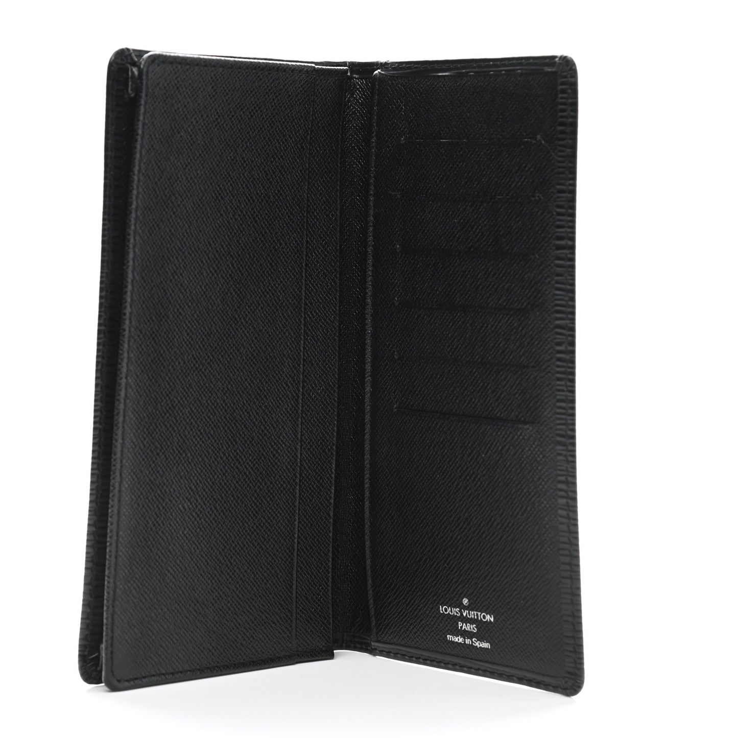 Epi Porte Valeurs Checkbook Wallet Black