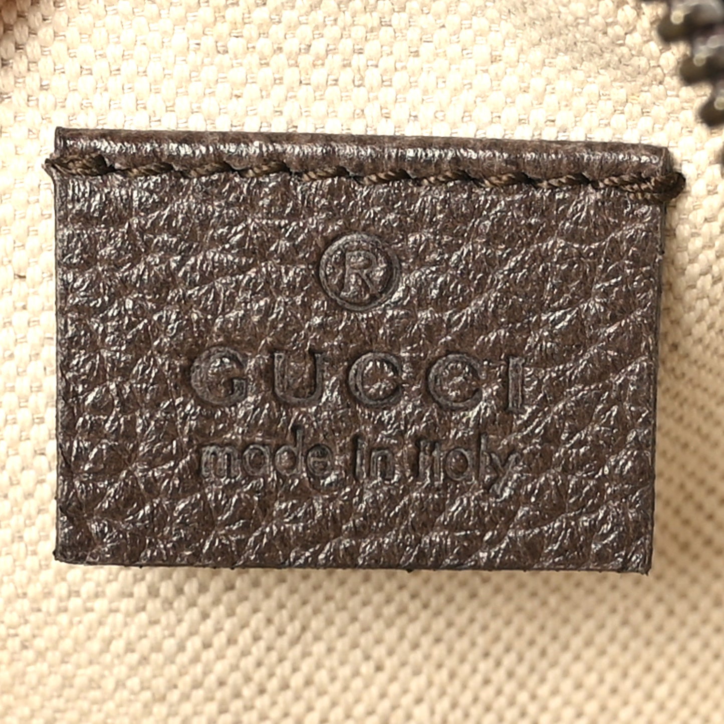 GG Supreme Monogram Textured Dollar Calfskin Web Mini Ophidia Basketball Shaped Shoulder Bag Beige Ebony New Acero