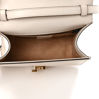Gucci Calfskin Mini Sylvie Top Handle Bag White 6 of 13