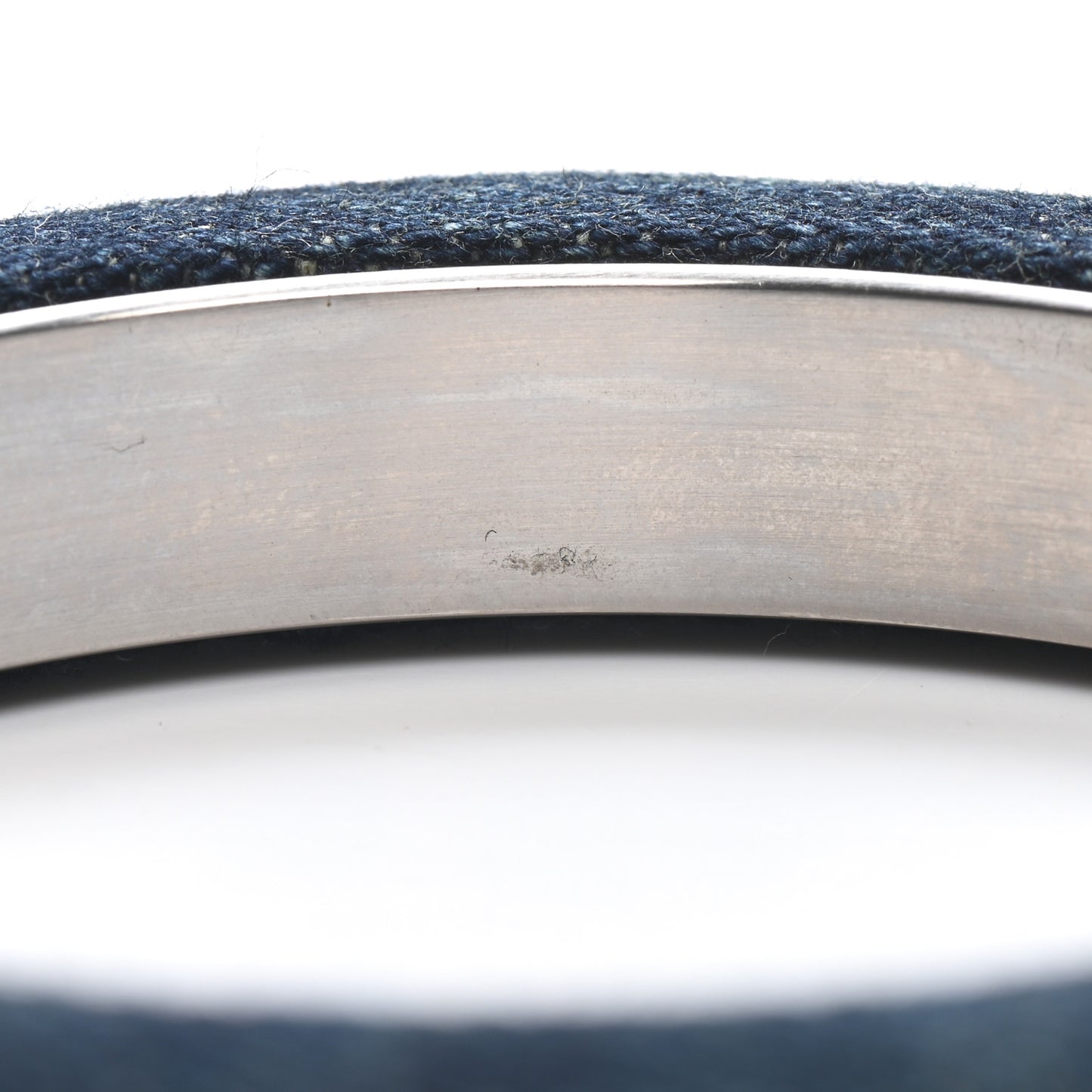 Denim CC Narrow Bangle M Blue