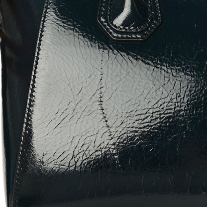 Givenchy Textured Patent Calfskin Small Antigona Storm Blue 10 of 17