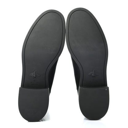 Gucci Calfskin Web Bee Tall Riding Boots 41 Black 5 of 9