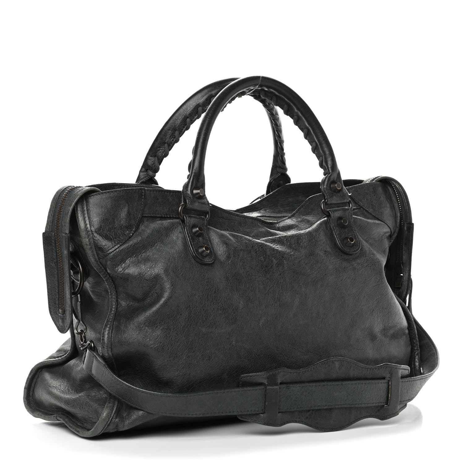 Balenciaga Agneau Classic Hardware City Anthracite 2 of 4
