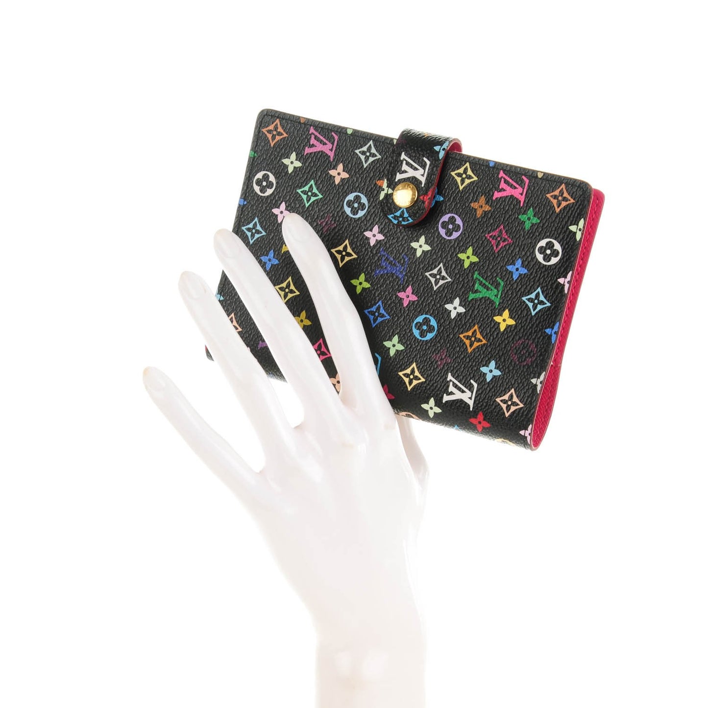 Monogram Multicolor Small Ring Agenda Cover Black Grenade
