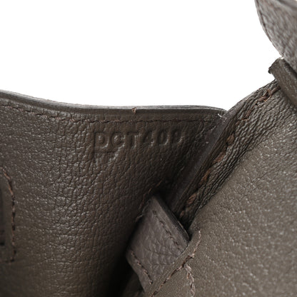 Hermes Togo Birkin 25 Etain 7 of 10