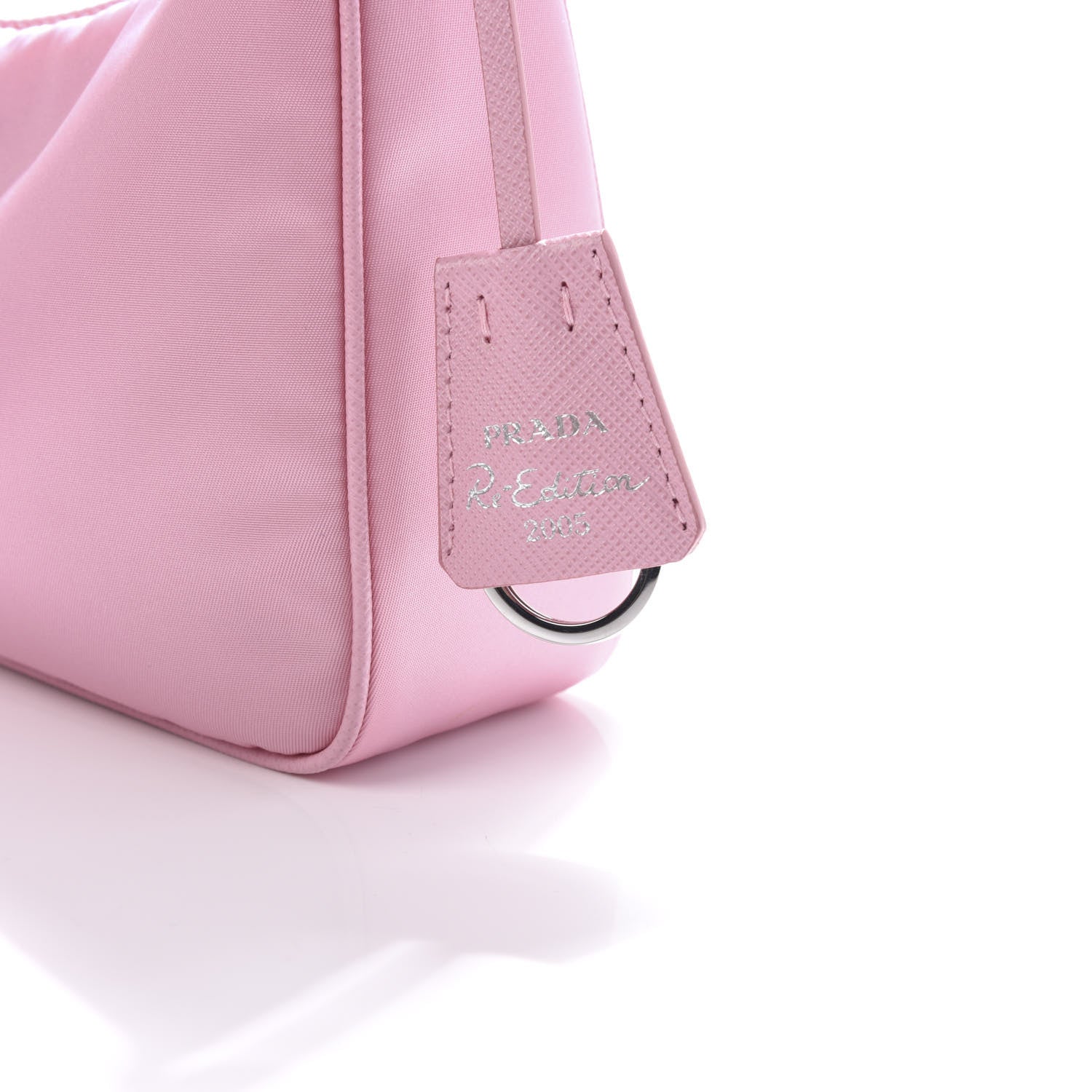 Prada Nylon Re-Edition 2005 Shoulder Bag Rosa 9 of 11