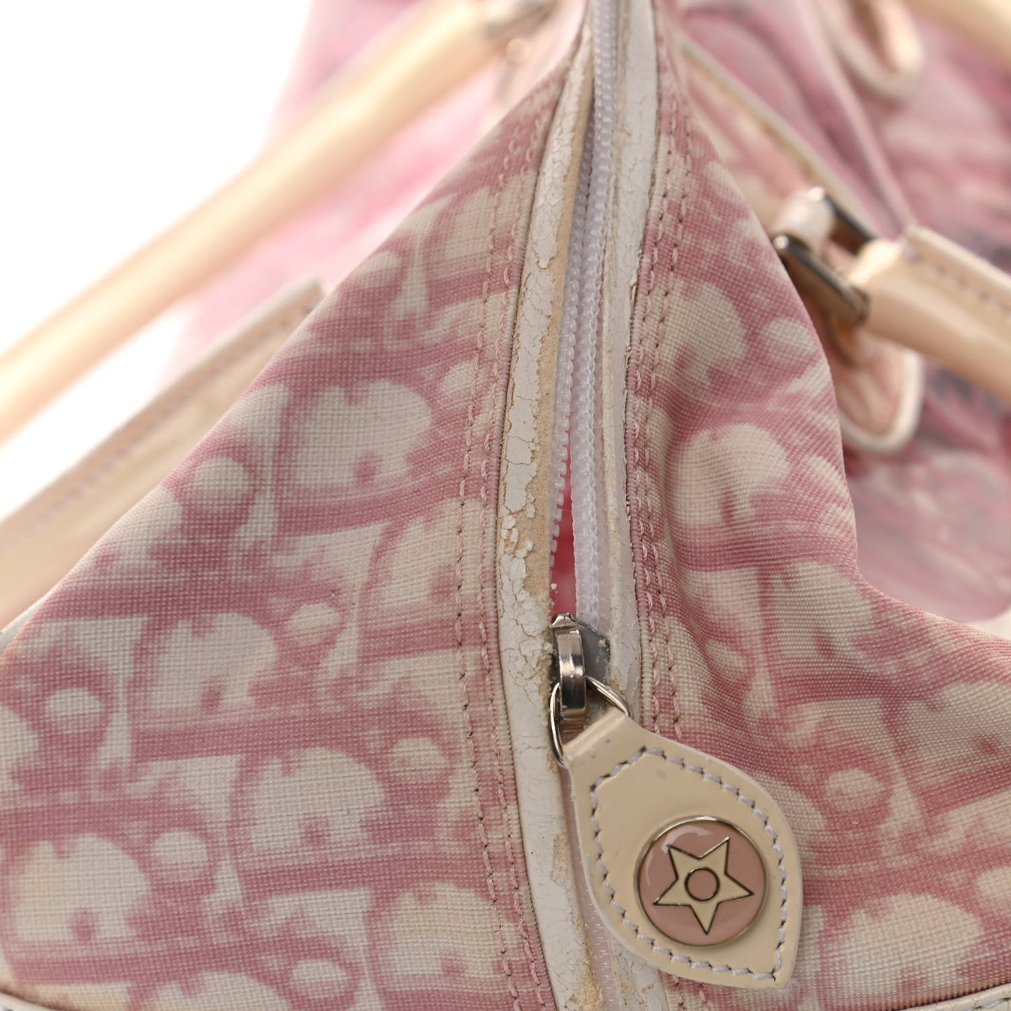 Monogram PVC Bowler Pink