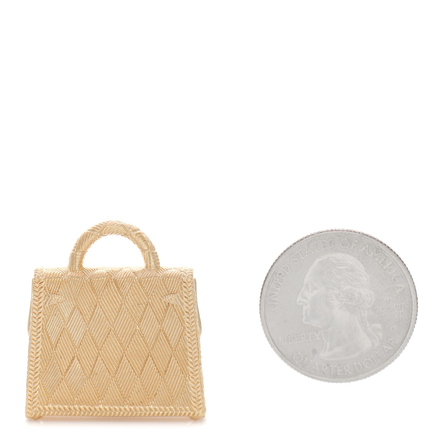 Hermes Permabrass Kelly Curiosite Charm 2 of 3