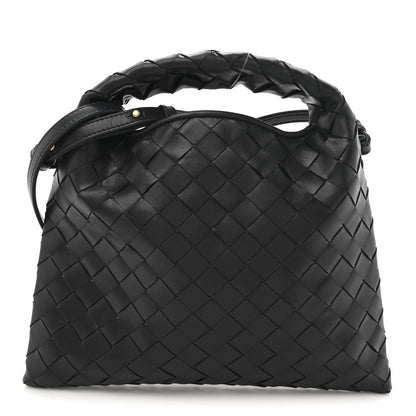 Bottega Veneta Calfskin Intrecciato Mini Hop Black 1 of 10