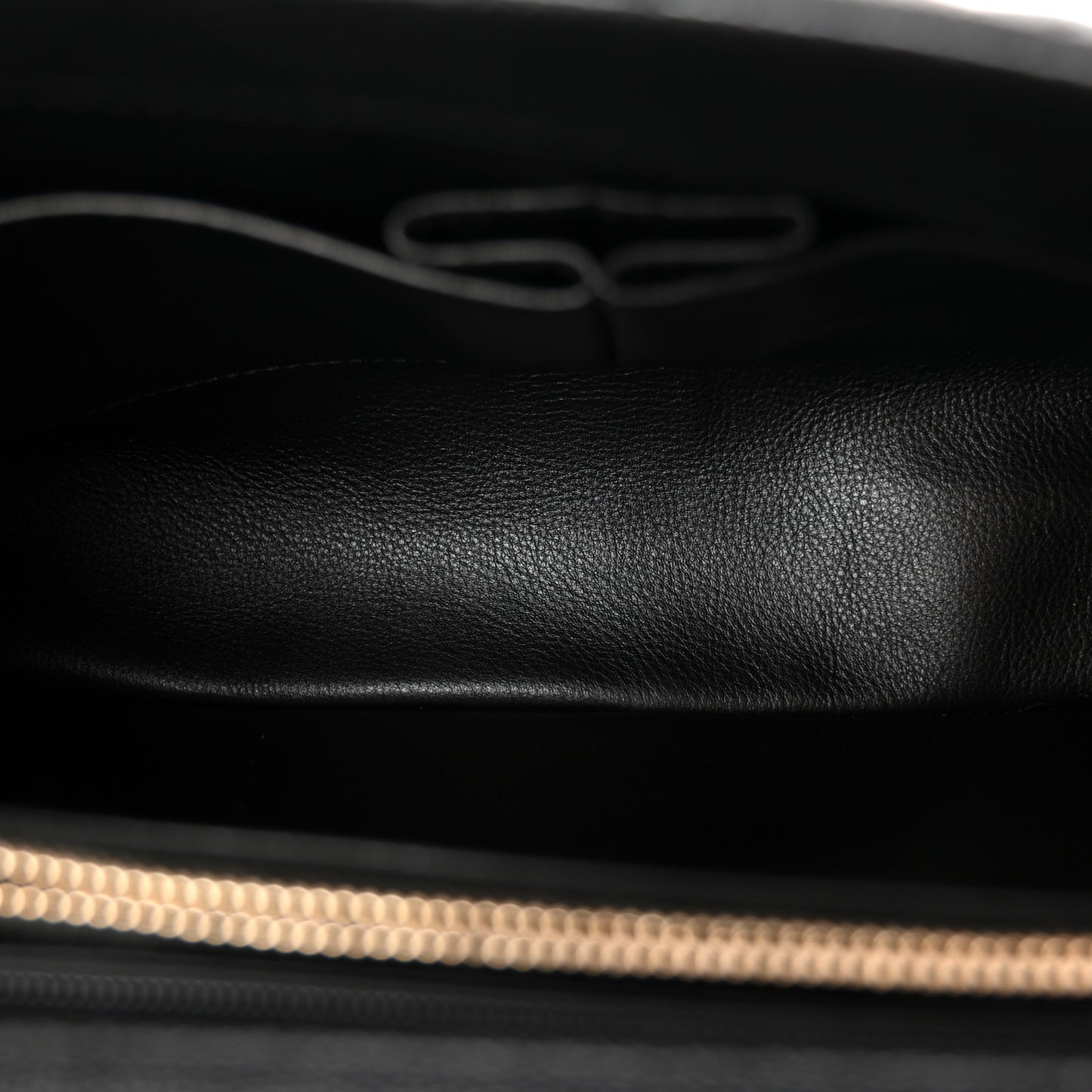Caviar Lizard Embossed Quilted Small Coco Handle Flap Black