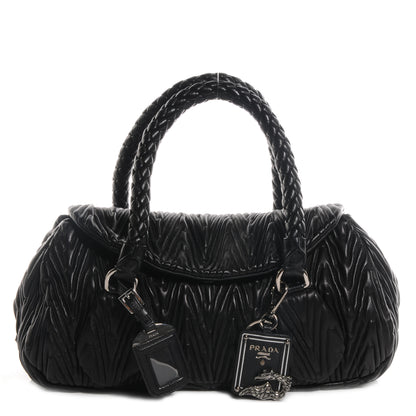 Prada Nappa Chevron Bag Nero Black 1 of 10