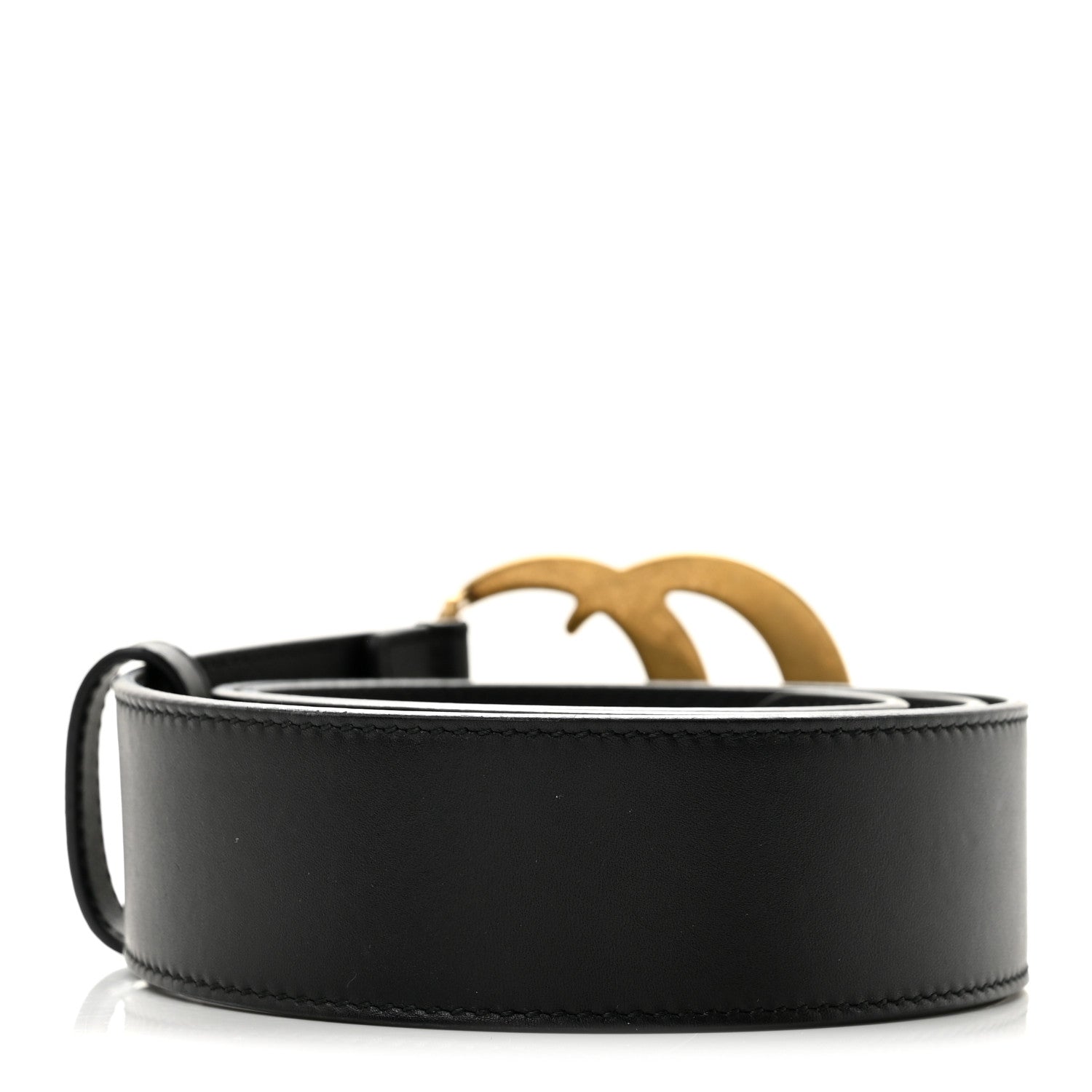 Gucci Calfskin Double G 30mm Belt 80 32 85 34 Black 2 of 6