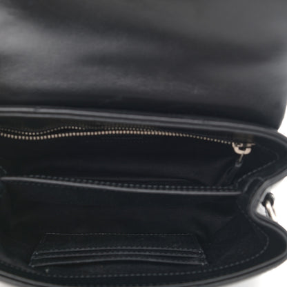 Saint Laurent Calfskin Y Quilted Monogram Toy Loulou Crossbody Bag Black 5 of 12
