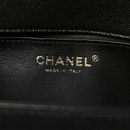 Chanel Caviar Quilted Medium Boy Flap Black 6 of 10