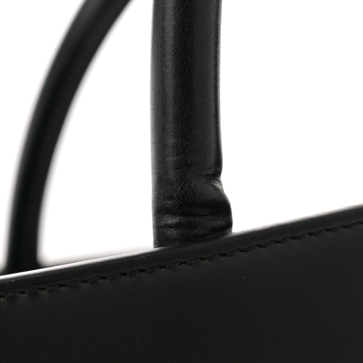 Brushed Off Calfskin XL Gancini Buckles Tote Bag Black