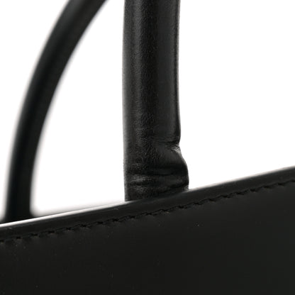 Salvatore Ferragamo Brushed Off Calfskin XL Gancini Buckles Tote Bag Black 12 of 13
