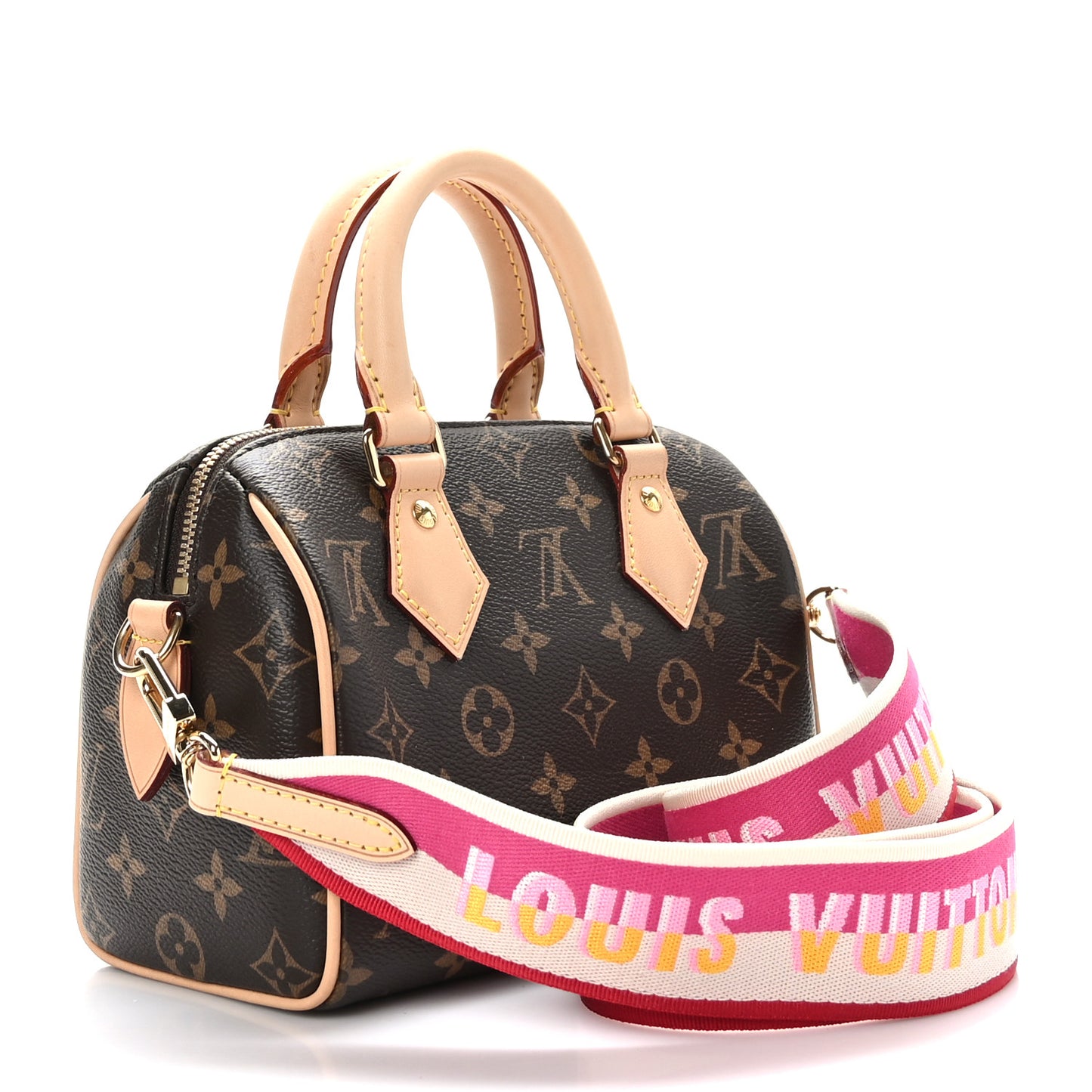 Monogram Speedy Bandouliere 20 Fuchsia