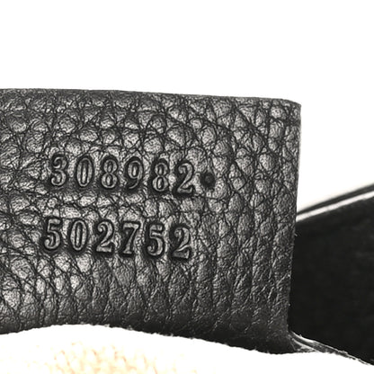 Gucci Pebbled Calfskin Medium Soho Chain Shoulder Bag Black 7 of 10