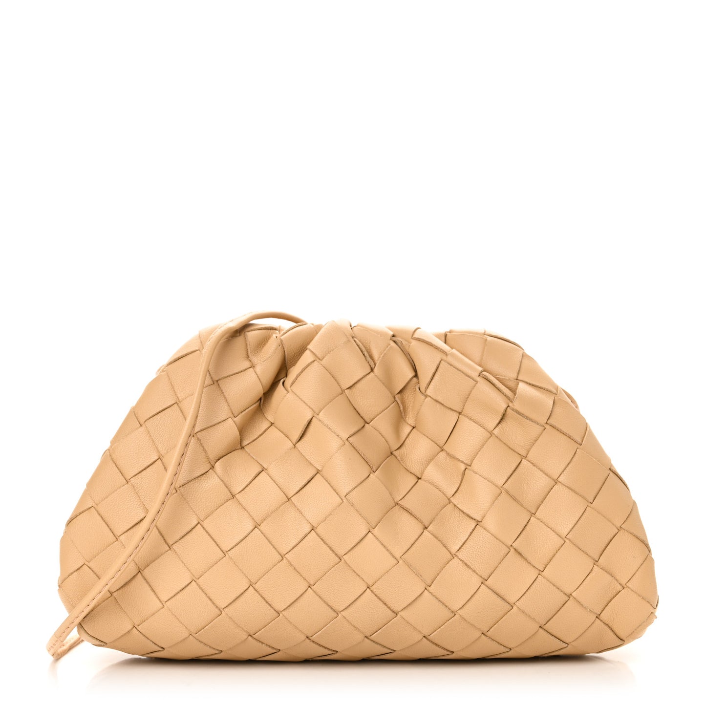 Nappa Intrecciato The Mini Pouch Almond