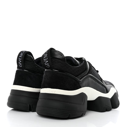 Givenchy Calfskin Neoprene Jaw Low Sneakers 37 Black 4 of 8