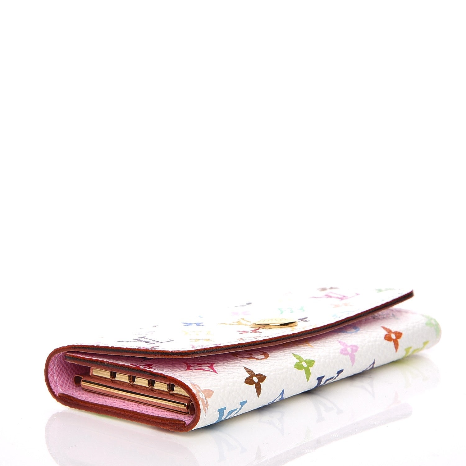 Louis Vuitton Monogram Multicolor Multicles 4 Key Holder White Litchi 4 of 6