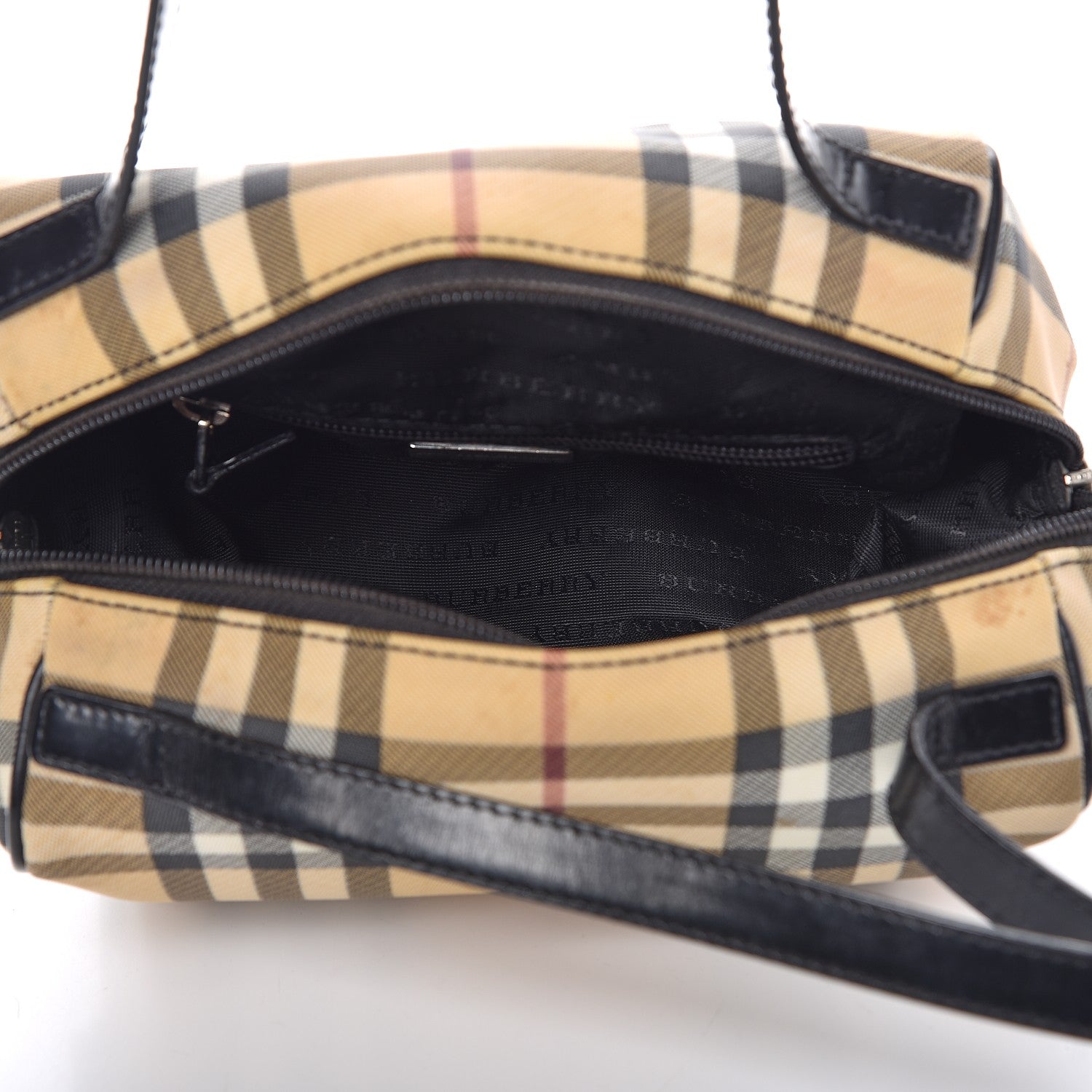 Burberry House Check Small Shoulder Bag Black 5 of 10