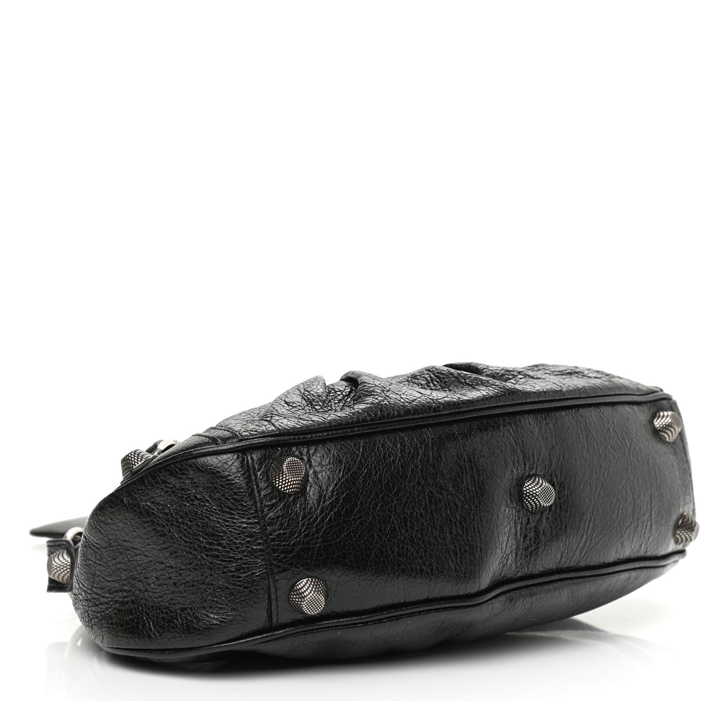 Agneau Arena Small Le Cagole Shoulder Bag Black