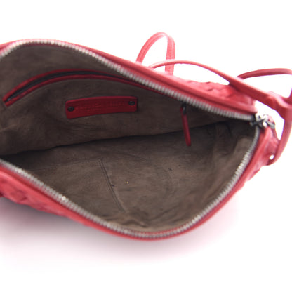 Bottega Veneta Nappa Intrecciato Nodini Crossbody Messenger Red 5 of 12