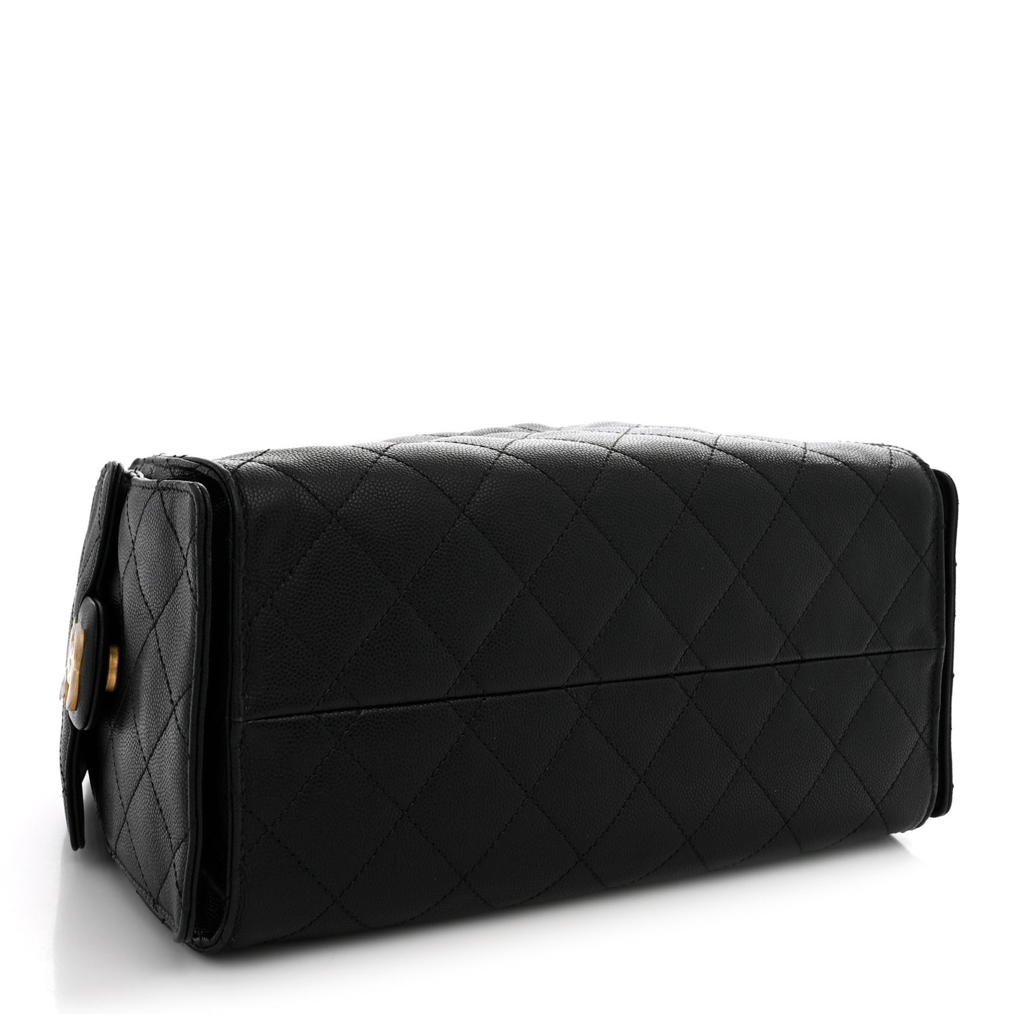 Caviar Quilted Small Chanel 25 Handbag Black