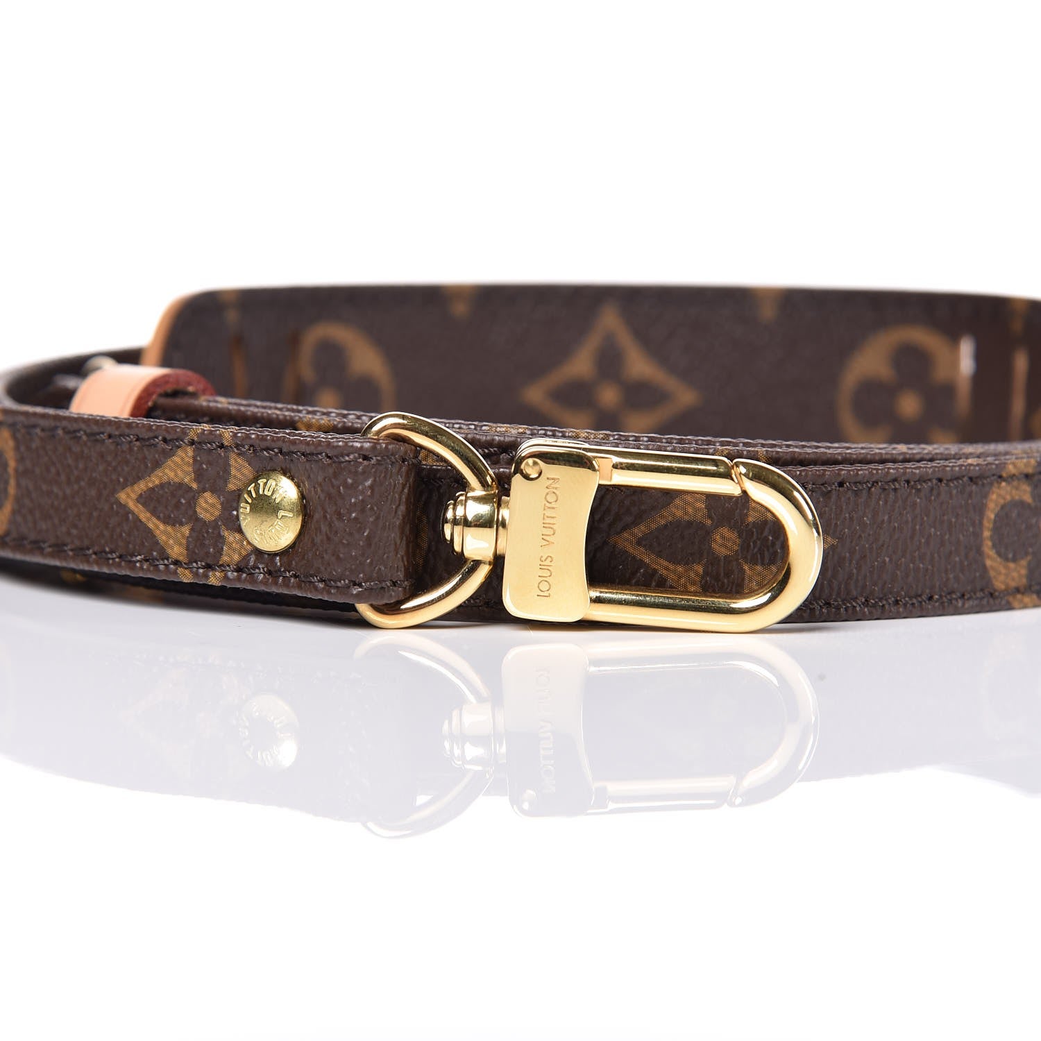 Louis Vuitton Monogram 16mm Adjustable Shoulder Strap 3 of 5