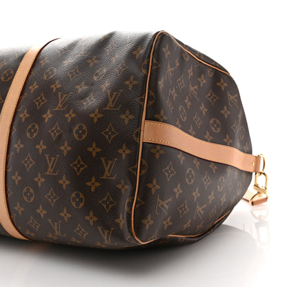 Louis Vuitton Monogram Keepall Bandouliere 55 8 of 11